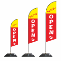 Advertising Exhibition Event Outdoor Teardrop Flying Flag Banner Stand Beach Flagp Pole